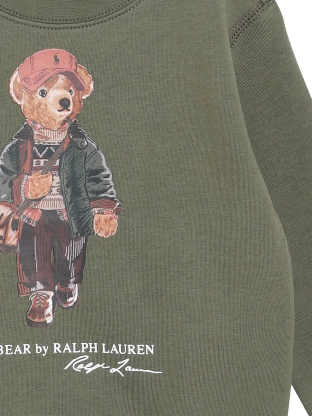 POLO RALPH LAUREN KIDS Sweater met logoprint Groen