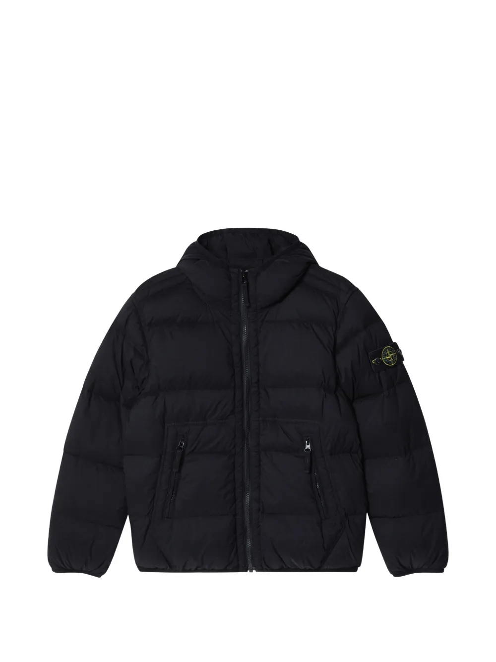 Stone Island Junior hooded padded jacket - Noir Stone Island Junior hooded padded jacket - Noir