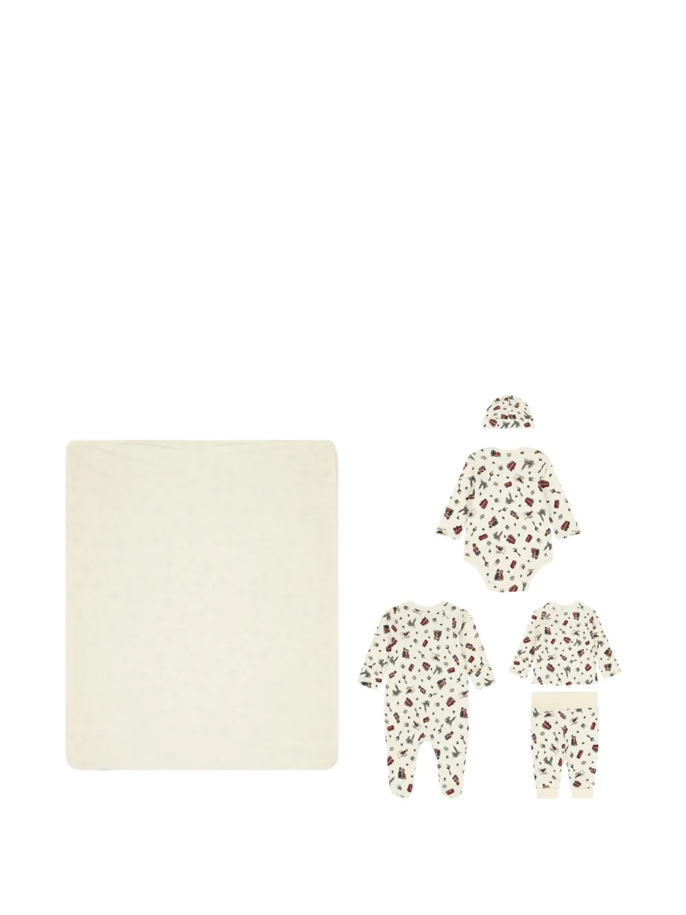 POLO RALPH LAUREN KIDS Polo Bear 6-delige katoenen cadeauset Beige