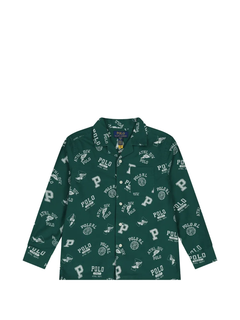 POLO RALPH LAUREN KIDS Oxford-Hemd mit Print - Grün