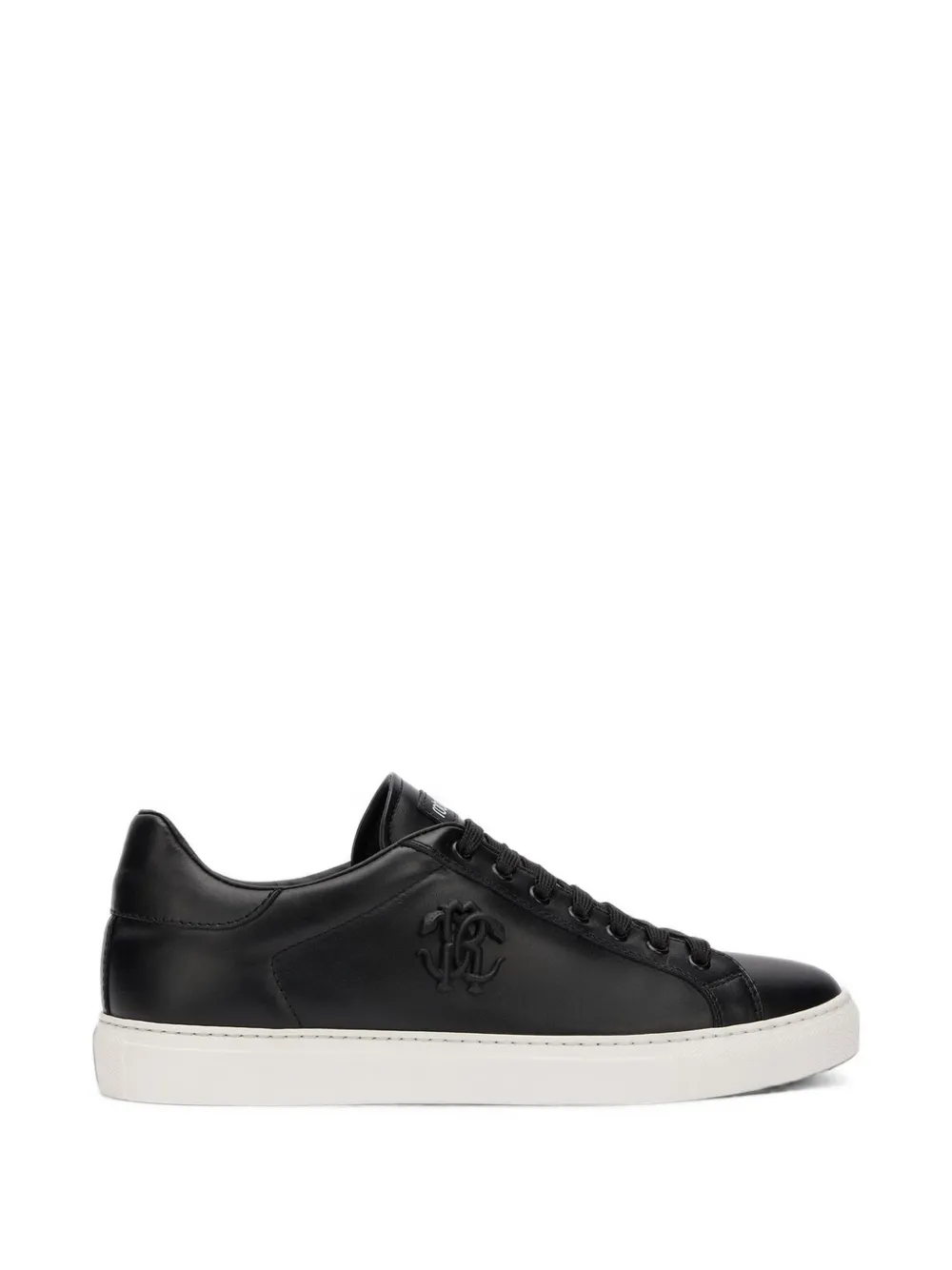 Roberto Cavalli leather sneakers - Noir Roberto Cavalli leather sneakers - Noir