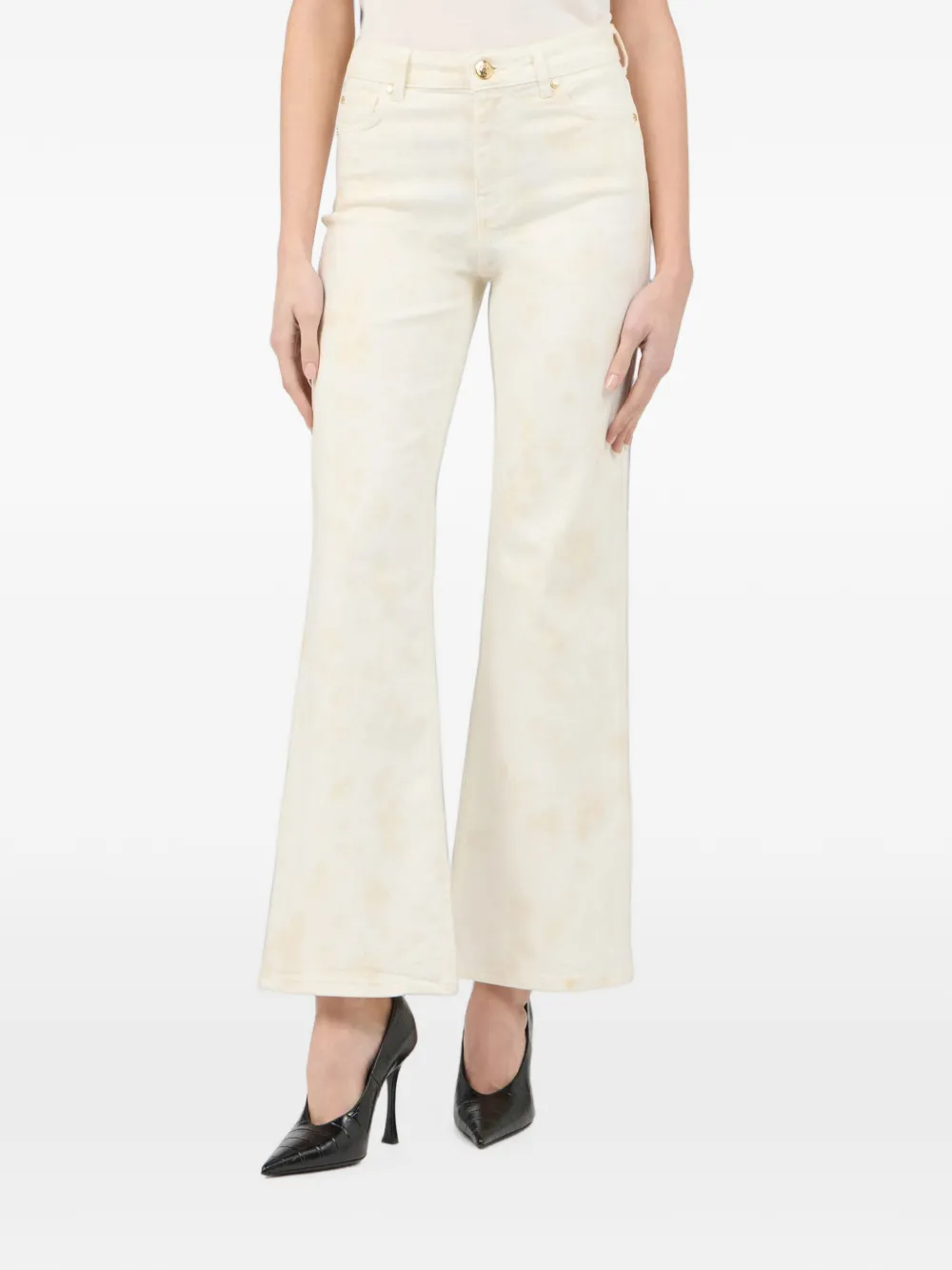 Roberto Cavalli Flared jeans Beige