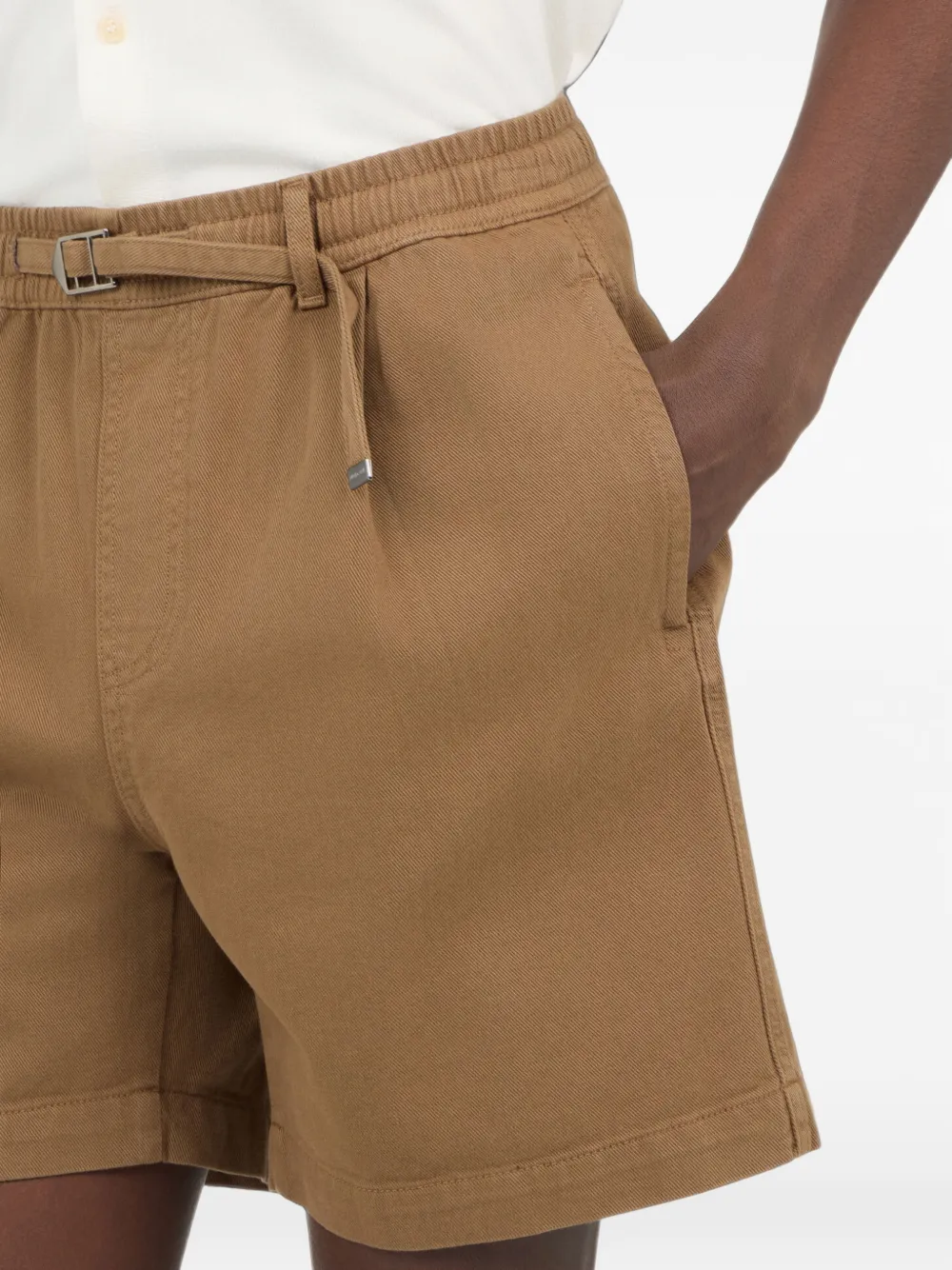 Roberto Cavalli Geplooide shorts Bruin