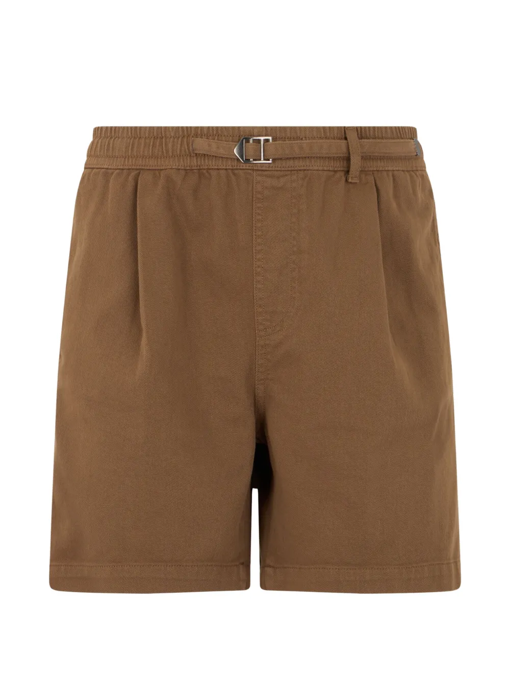Roberto Cavalli pleated belted shorts - Marrone