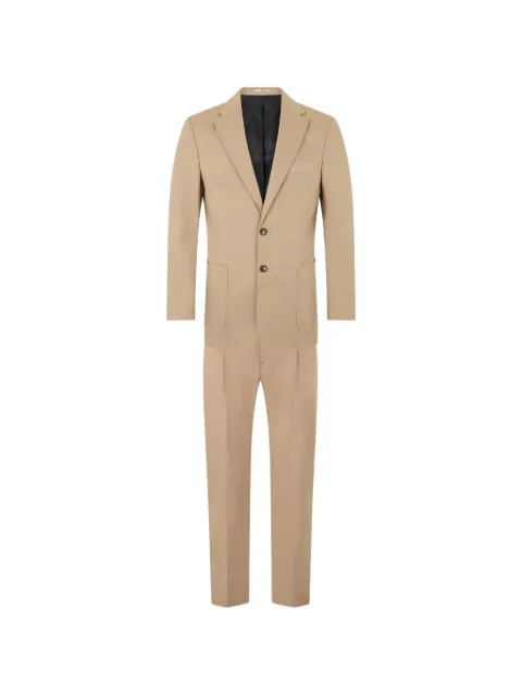 Roberto Cavalli single-breasted cotton suit