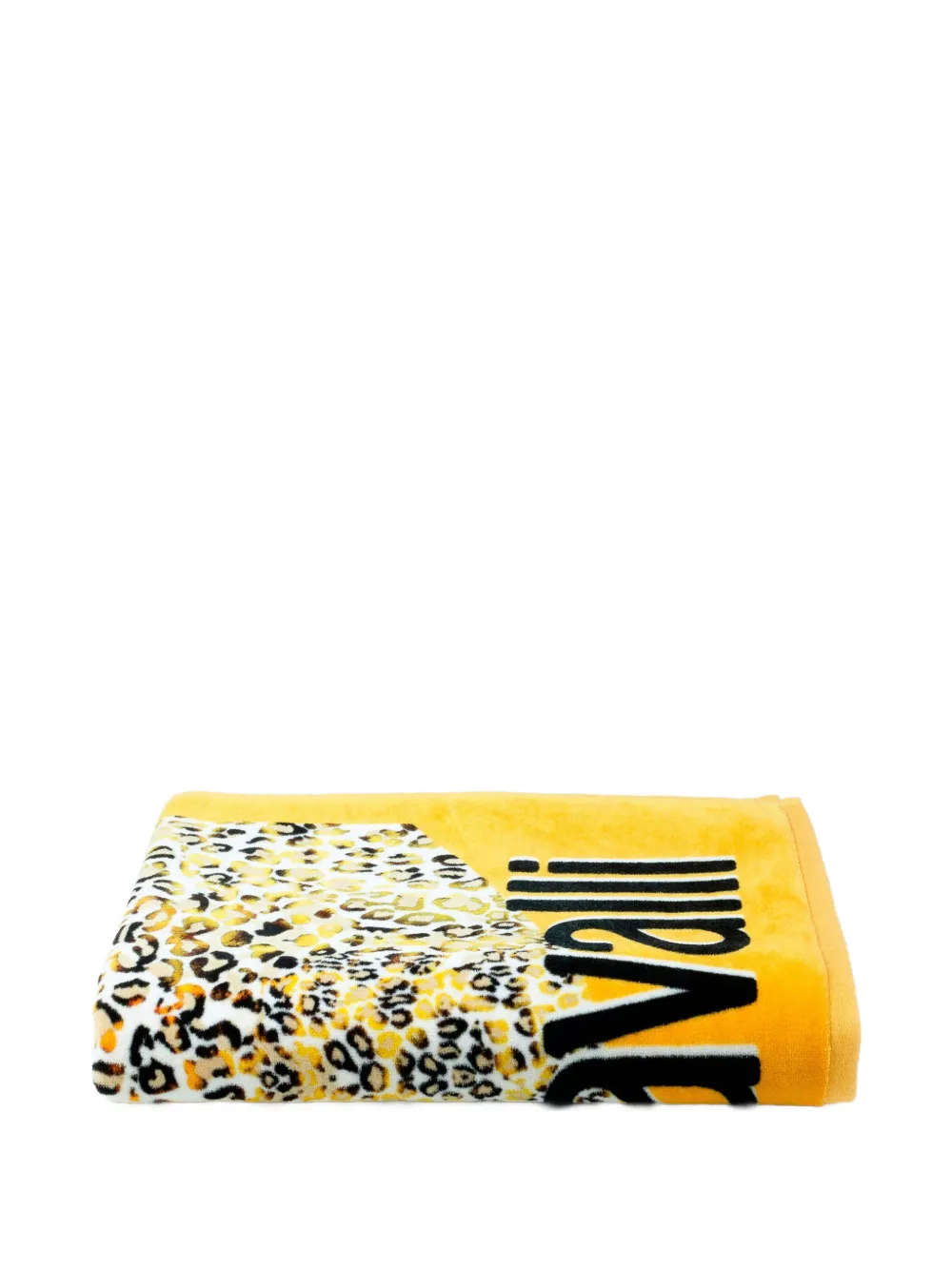 Roberto Cavalli Home Strandlaken met luipaardprint Geel