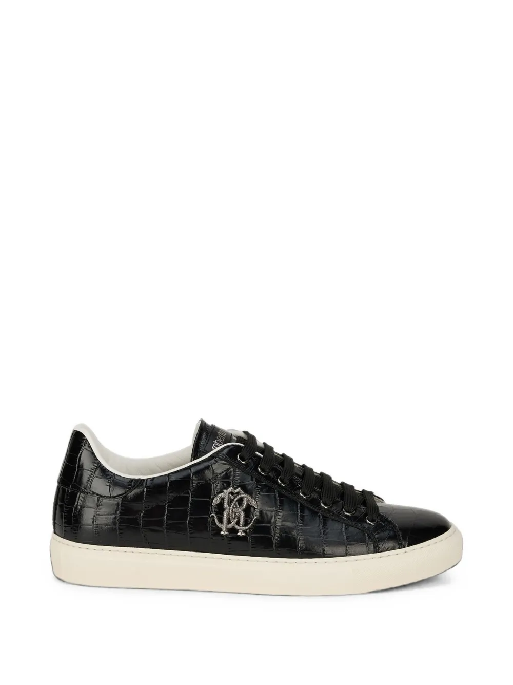 Roberto Cavalli leather sneakers - Noir Roberto Cavalli leather sneakers - Noir