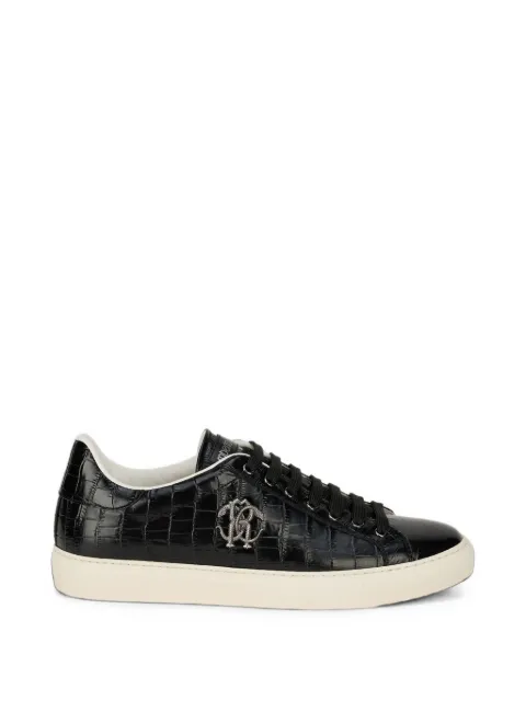 Roberto Cavalli leather sneakers