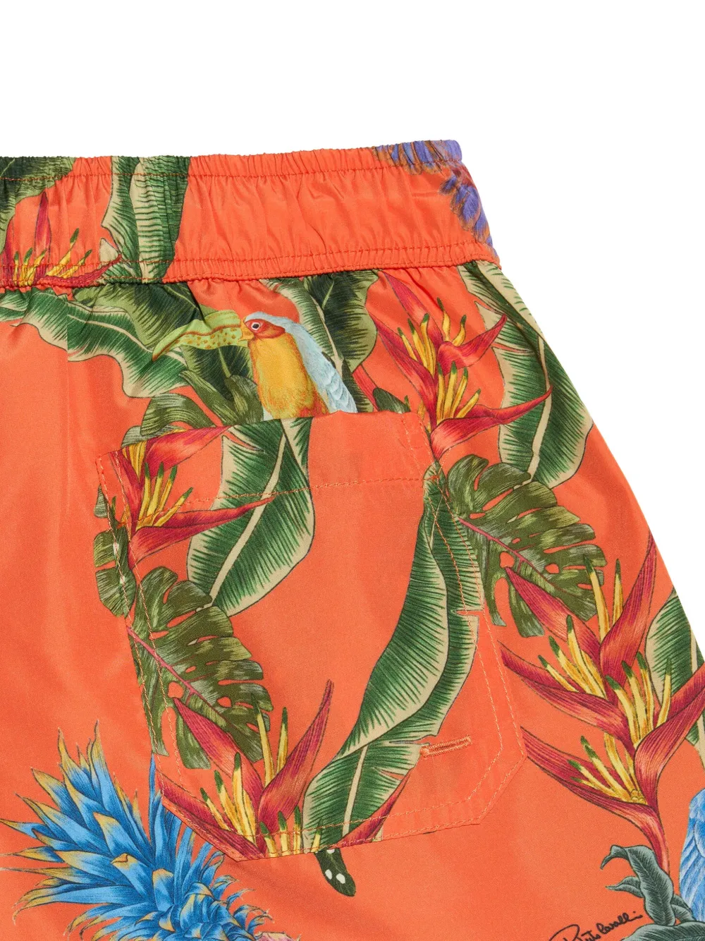Roberto Cavalli Junior Zwembroek met trekkoord Oranje