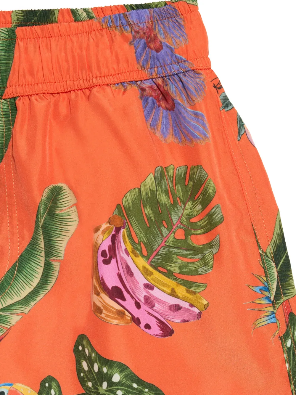 Roberto Cavalli Junior Zwembroek met trekkoord Oranje