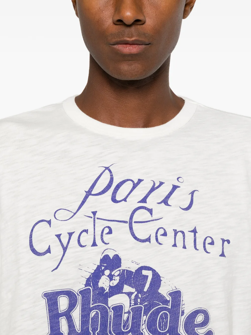 RHUDE T-shirt met grafische print Wit