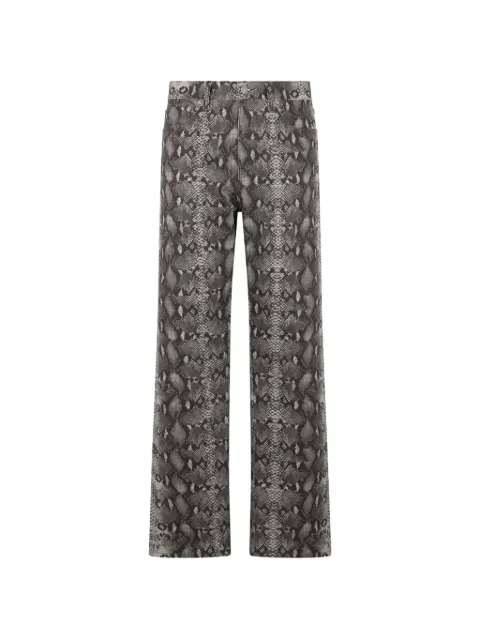 Roberto Cavalli python-print jeans