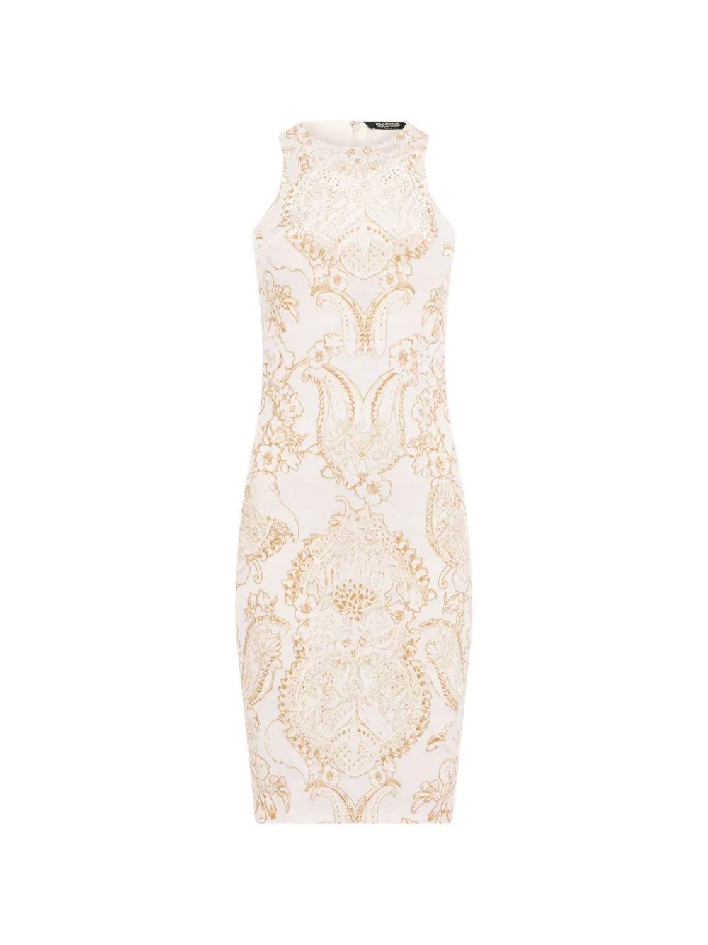 Roberto Cavalli paisley-print sleeveless mini dress