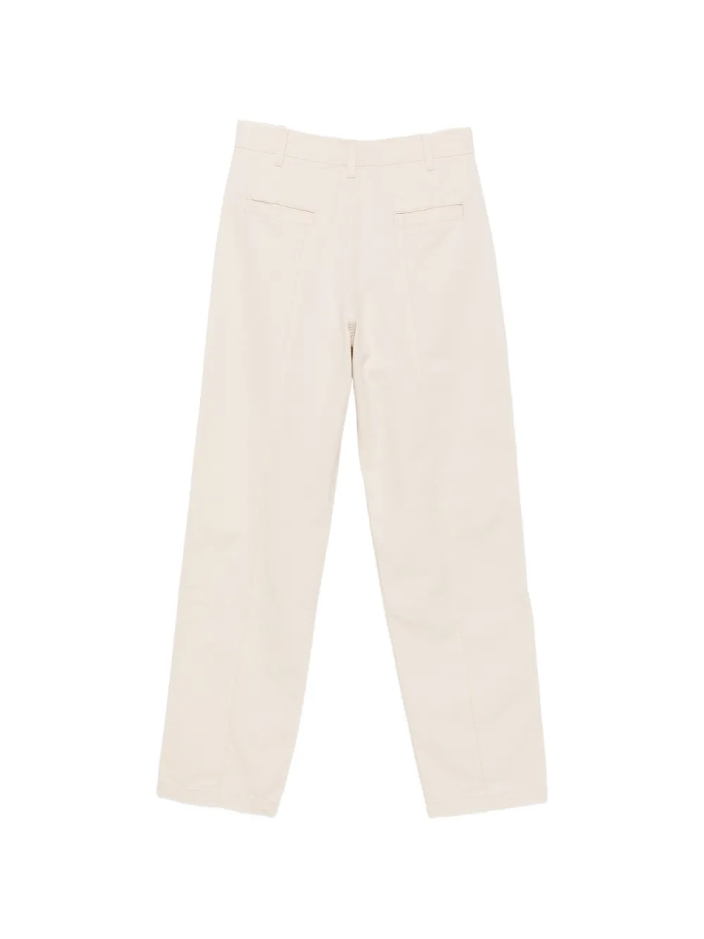 MARANT Elois jeans met rechte pijpen en klep met knoopdetail Beige