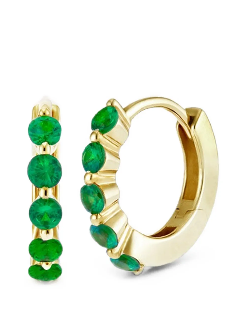 Dinny Hall mini Shuga tsavorite huggie hoop earrings Dinny Hall mini Shuga tsavorite huggie hoop earrings