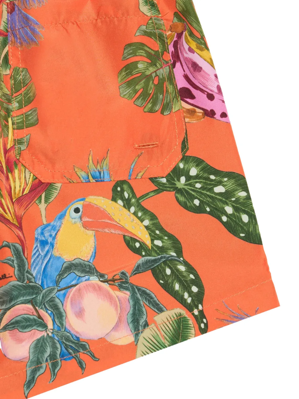 Roberto Cavalli Junior Zwembroek met trekkoord Oranje