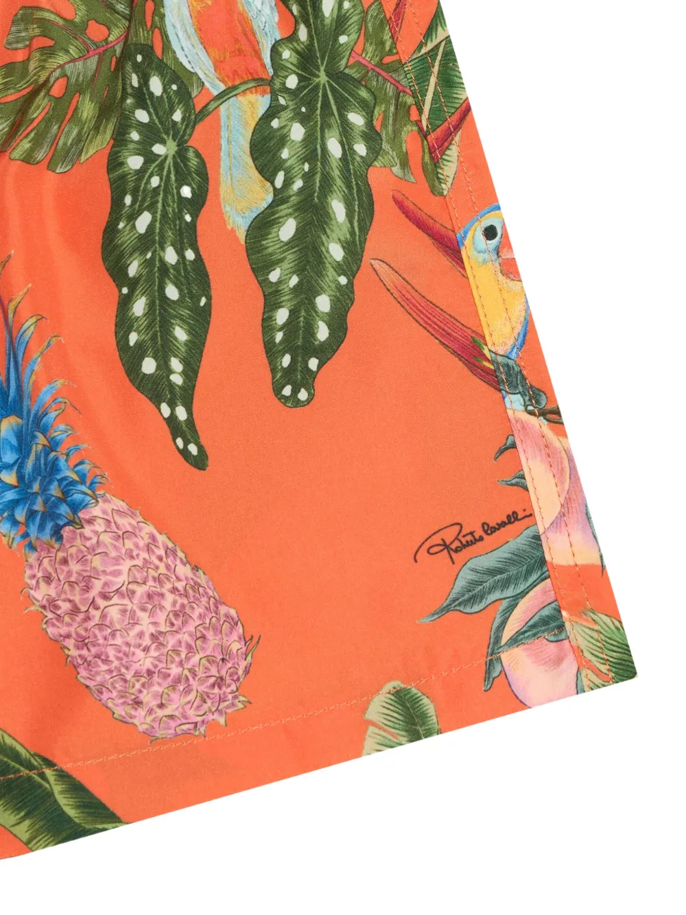 Roberto Cavalli Junior Zwembroek met trekkoord Oranje