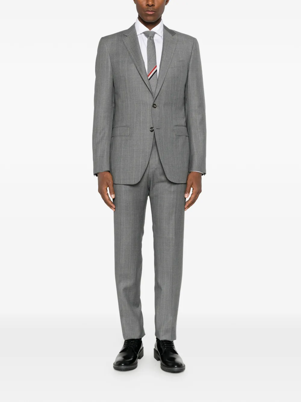 Canali pinstripe single-breasted suit Grijs