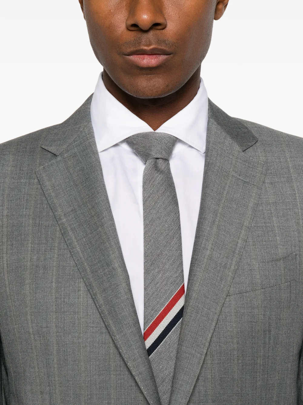 Canali pinstripe single-breasted suit Grijs
