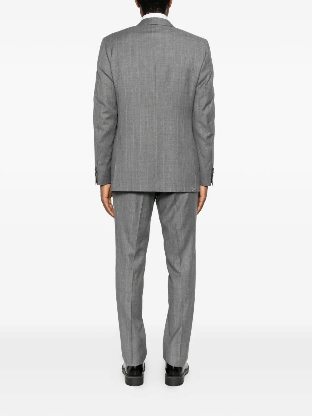 Canali pinstripe single-breasted suit Grijs