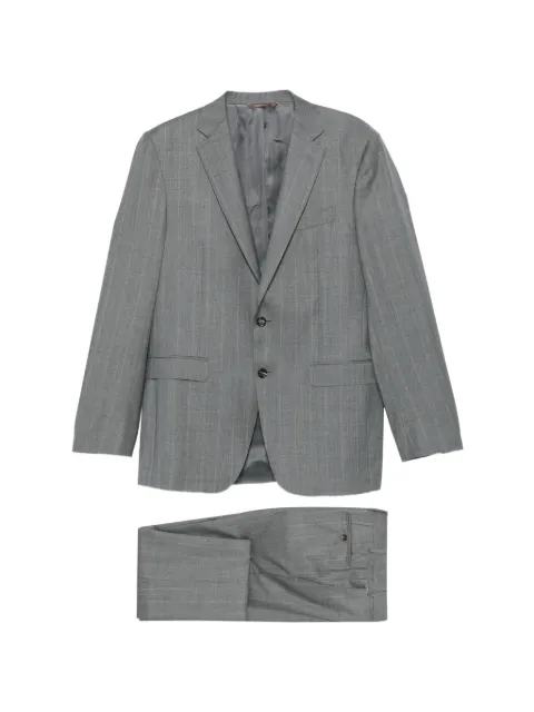 Canali pinstripe single-breasted suit