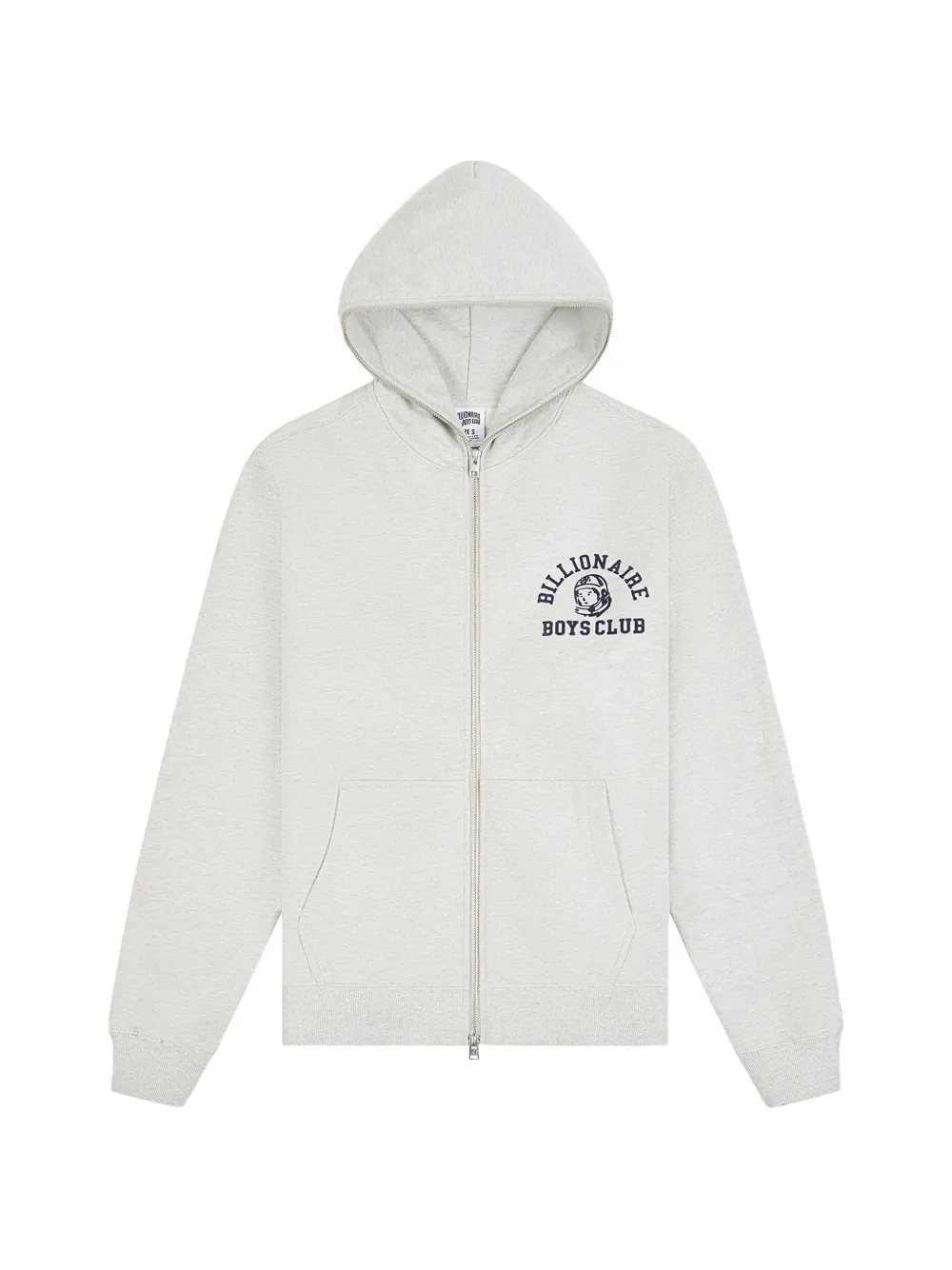 Billionaire Boys Club Uni Helmet logo-print zip-up hoodie in Grey
