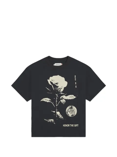 Honor The Gift Rose From Concrete T-shirt