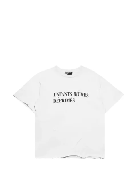 Enfants Riches Déprimés logo-print distressed-effect T-shirt