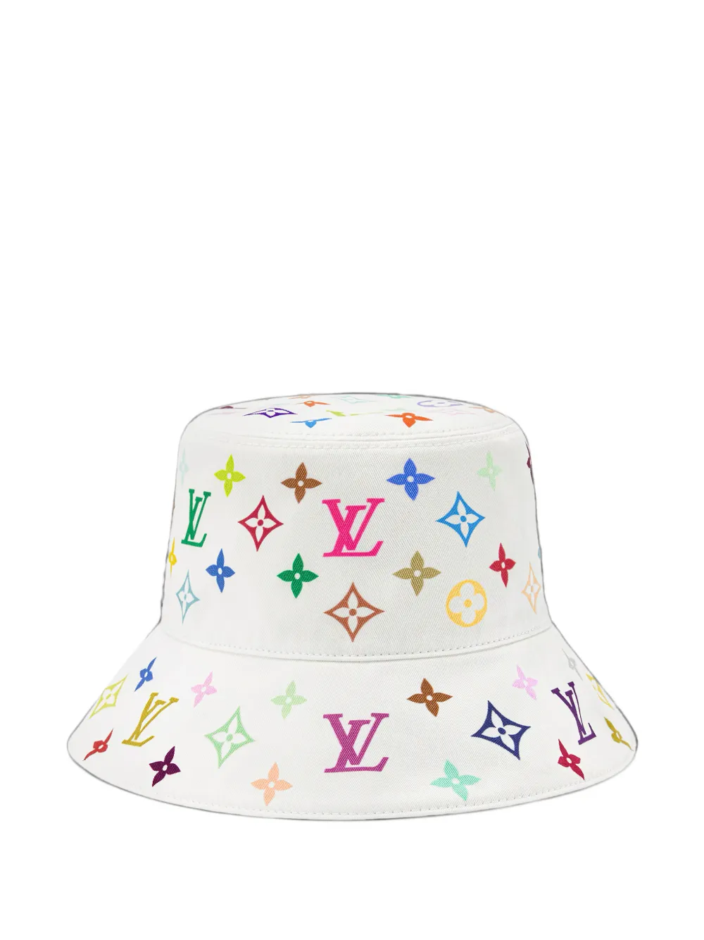 Louis Vuitton Pre-Owned x Takashi Murakami Superflat bucket hat - Weiß