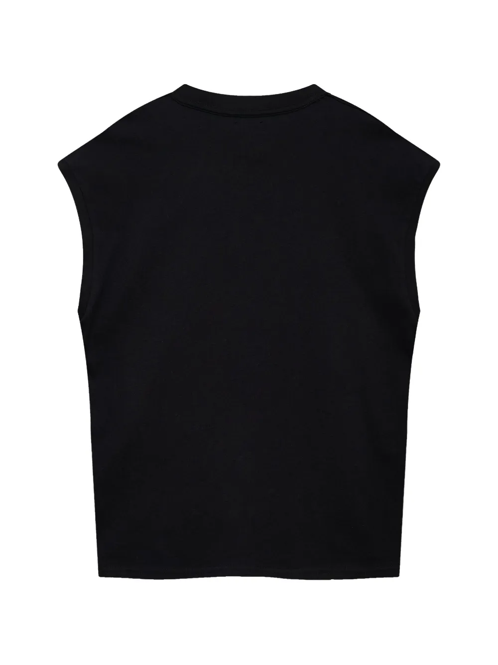 RHUDE Classique top met onafgewerkte randen Zwart