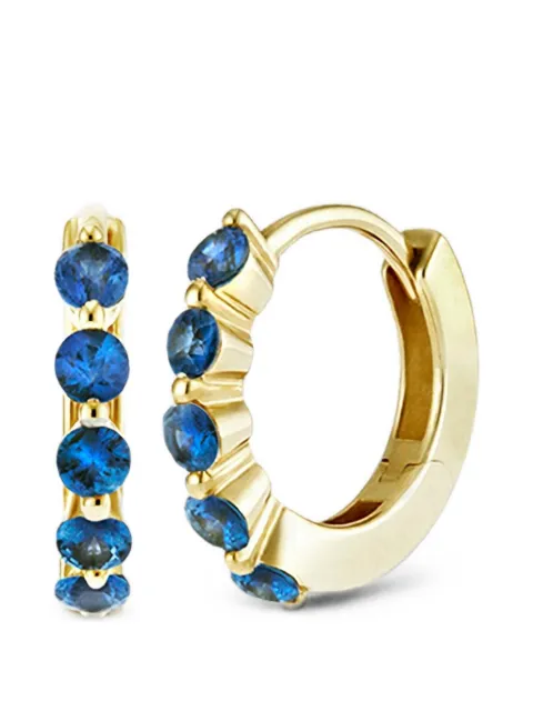 Dinny Hall Shuga sapphire hoop earrings