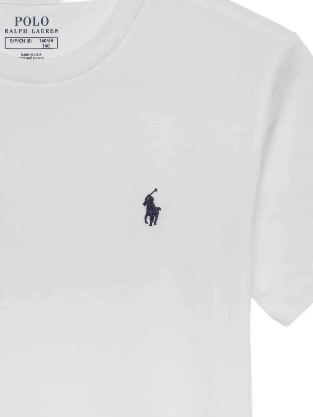 POLO RALPH LAUREN KIDS T-shirt met geborduurd logo Wit
