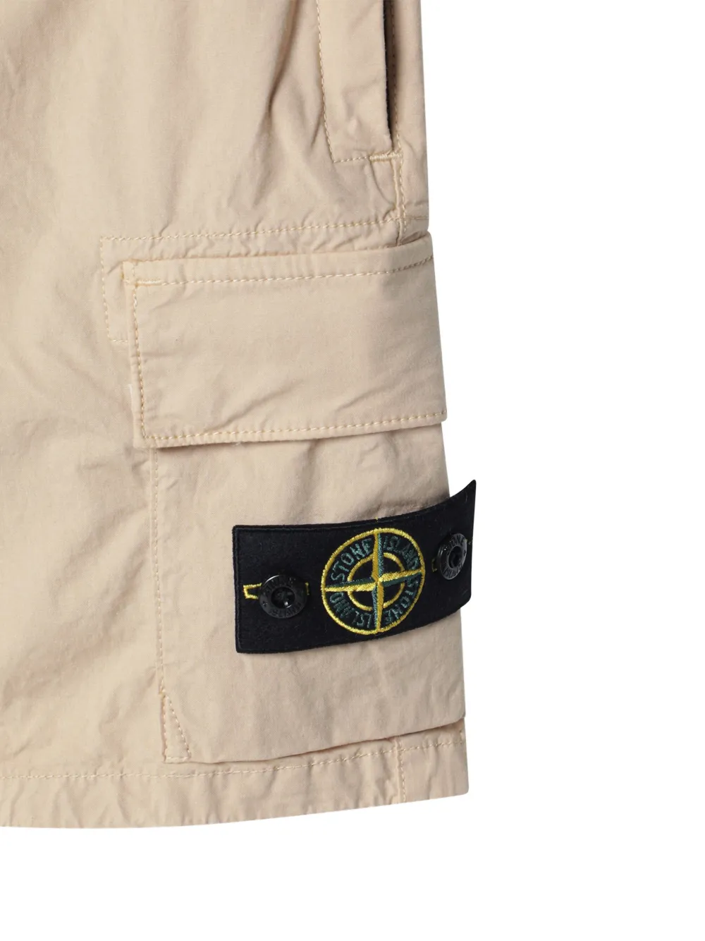 Stone Island Junior Cargo shorts Beige