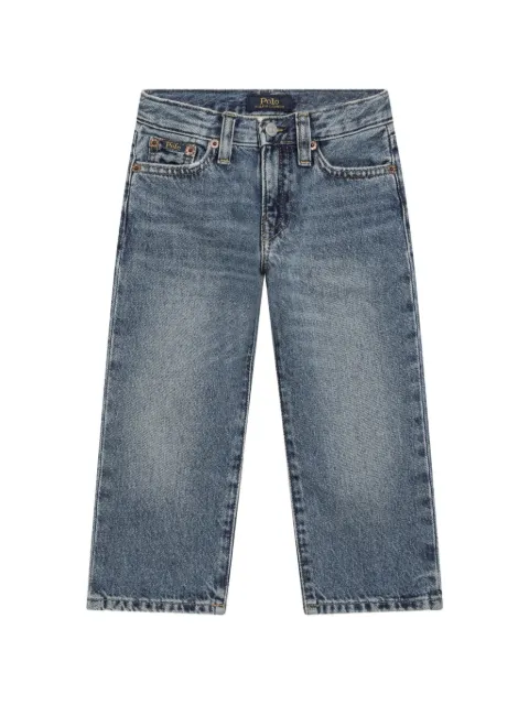 POLO RALPH LAUREN KIDS faded straight-leg jeans