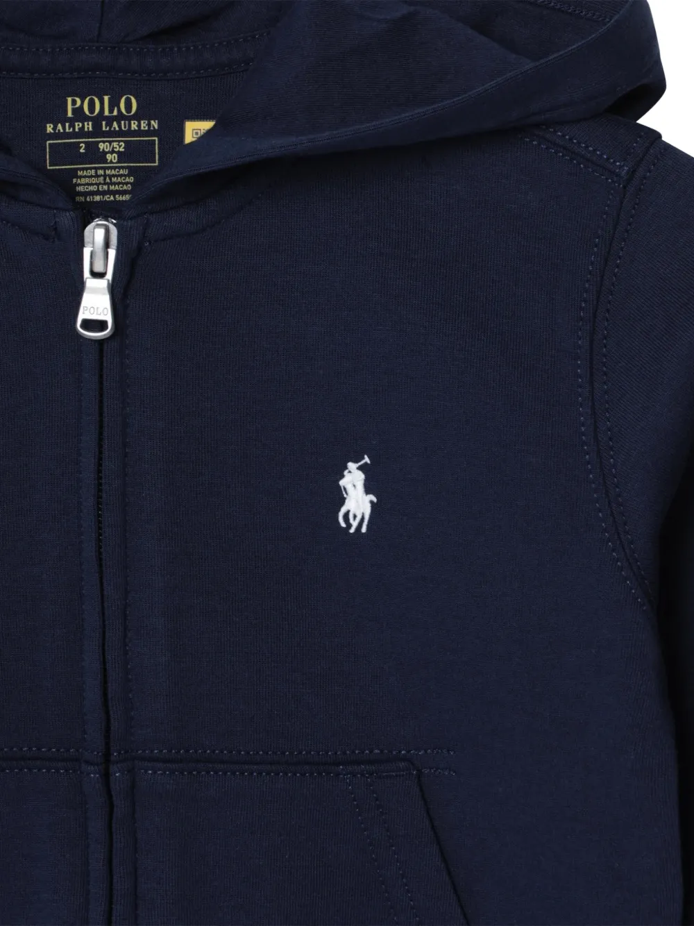 POLO RALPH LAUREN KIDS Pony hoodie met rits Blauw