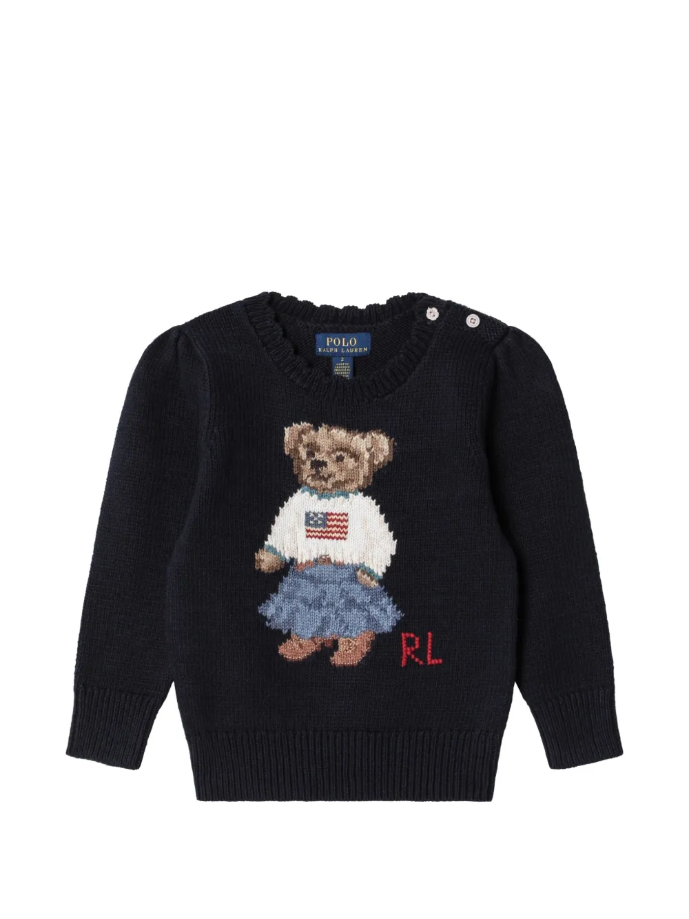 POLO RALPH LAUREN KIDS Polo Bear katoenen trui Blauw