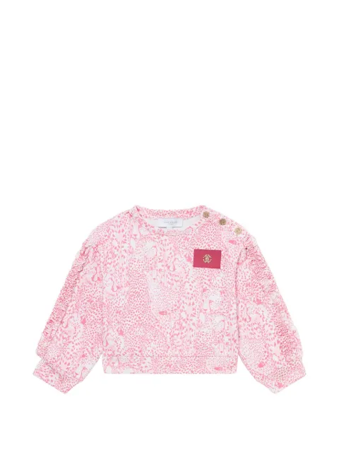 Roberto Cavalli Junior cheetah-print sweater