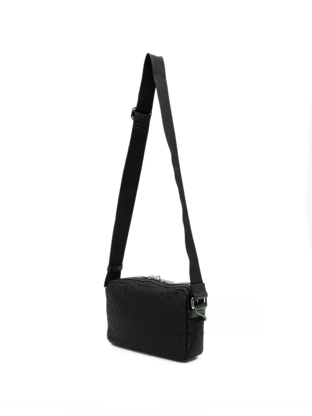 Kenzo monogram-pattern messenger bag Zwart