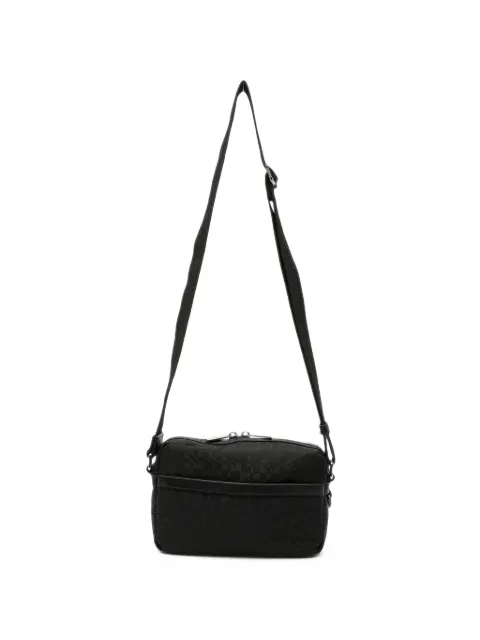 Kenzo monogram-pattern messenger bag