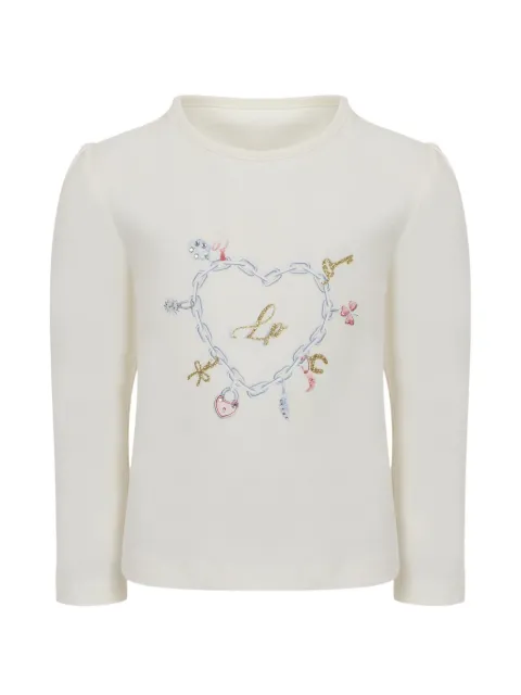 Lapin House charm-print long-sleeve T-shirt