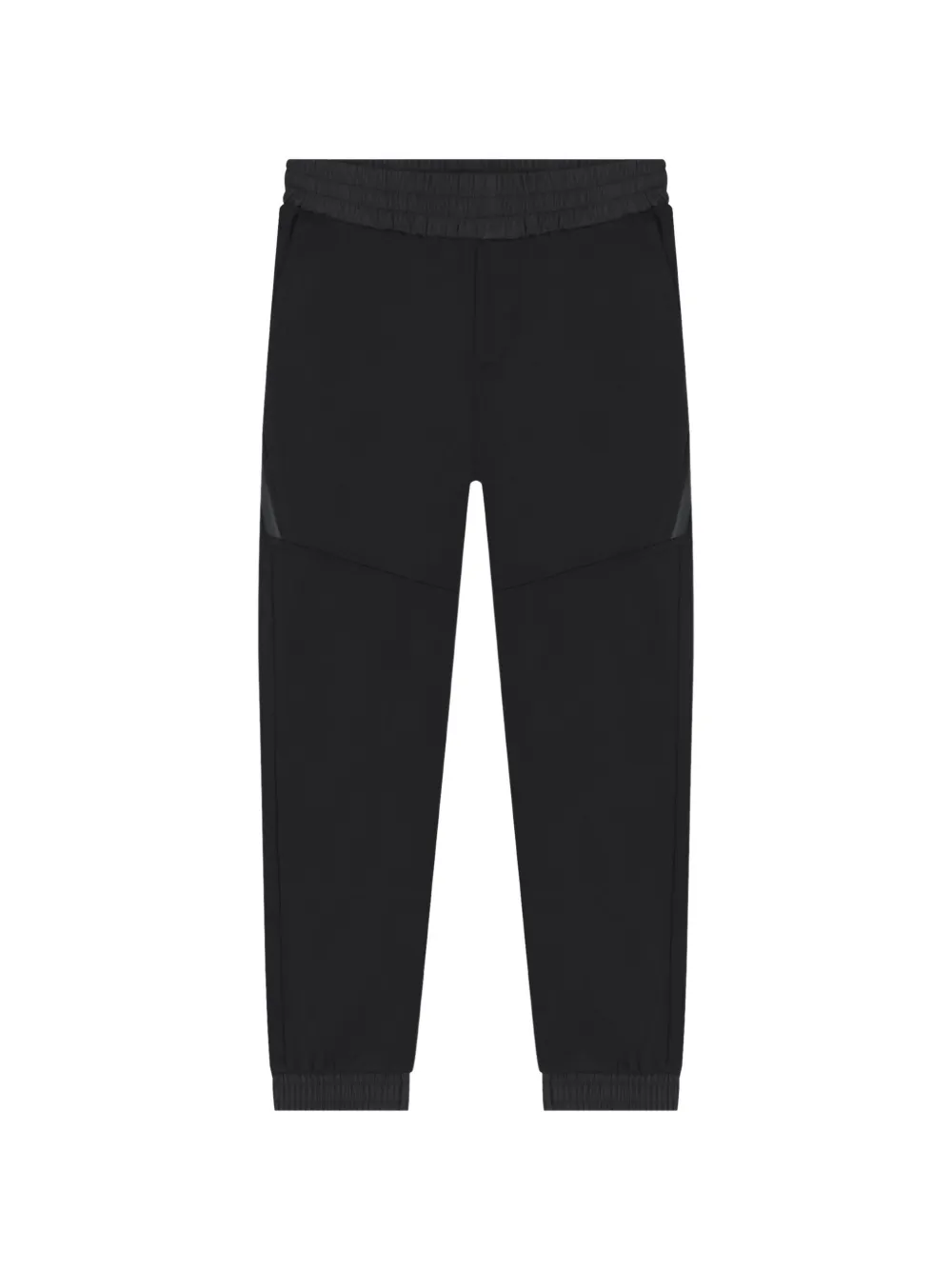 Karl Lagerfeld Kids logo-print panelled trousers - Nero
