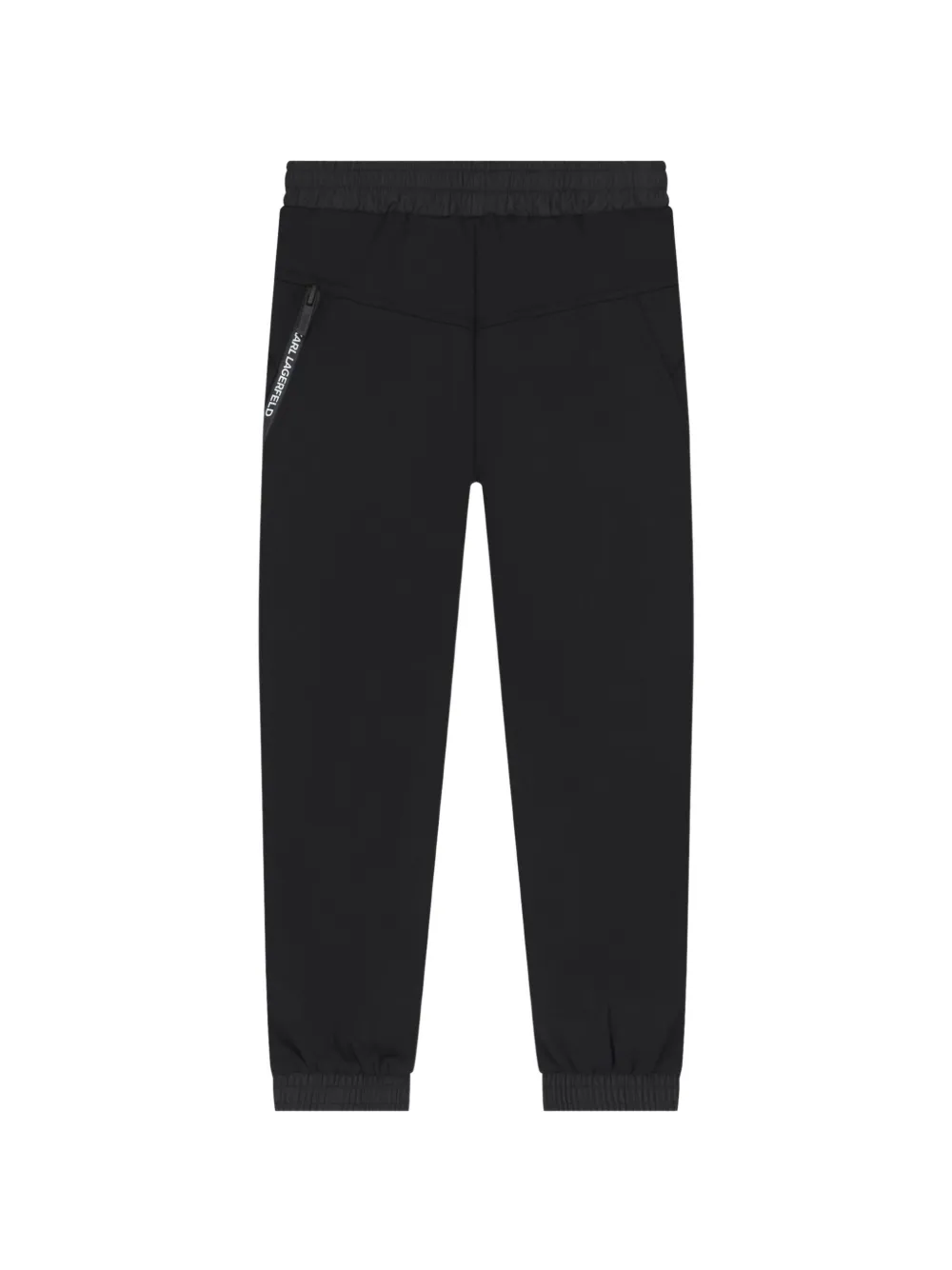 Karl Lagerfeld Kids Broek met logoprint Zwart