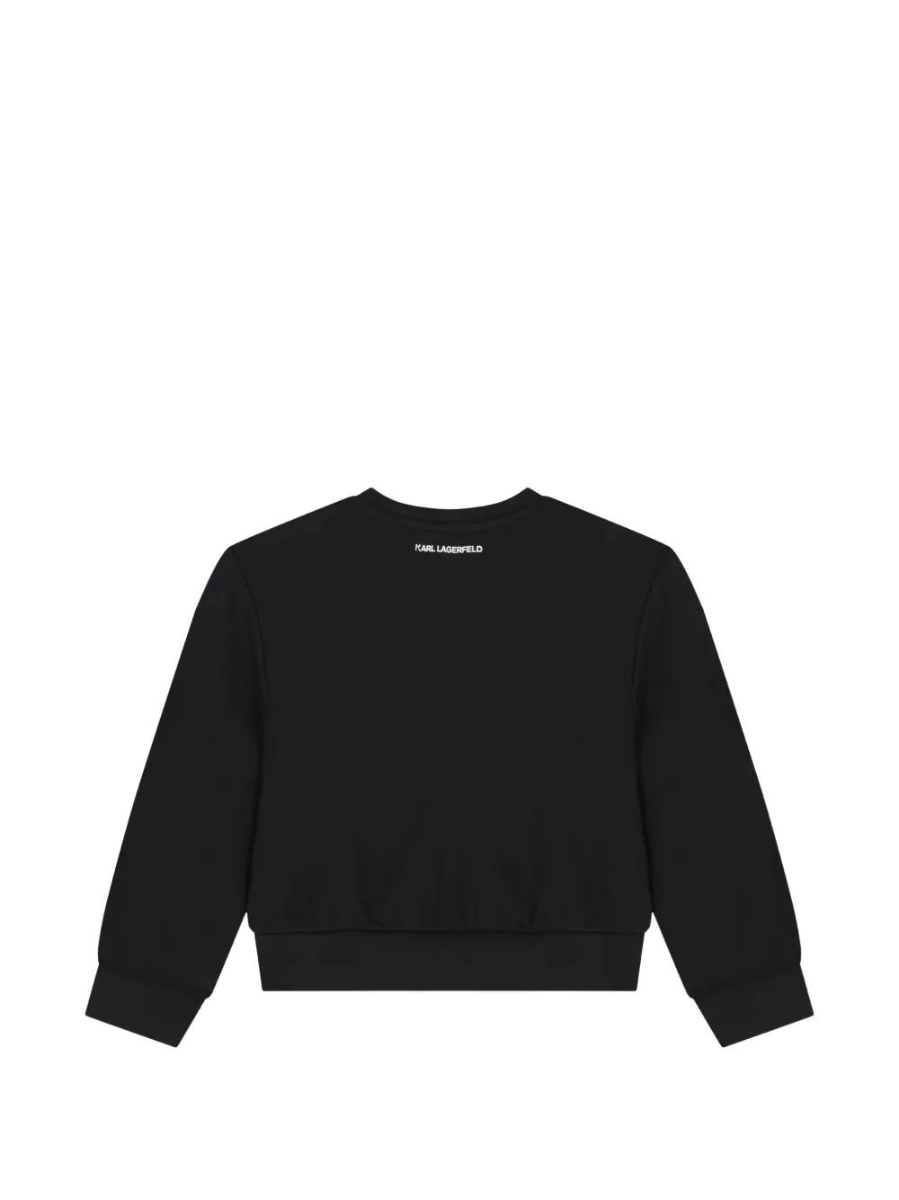 Karl Lagerfeld Kids Trui met print Zwart