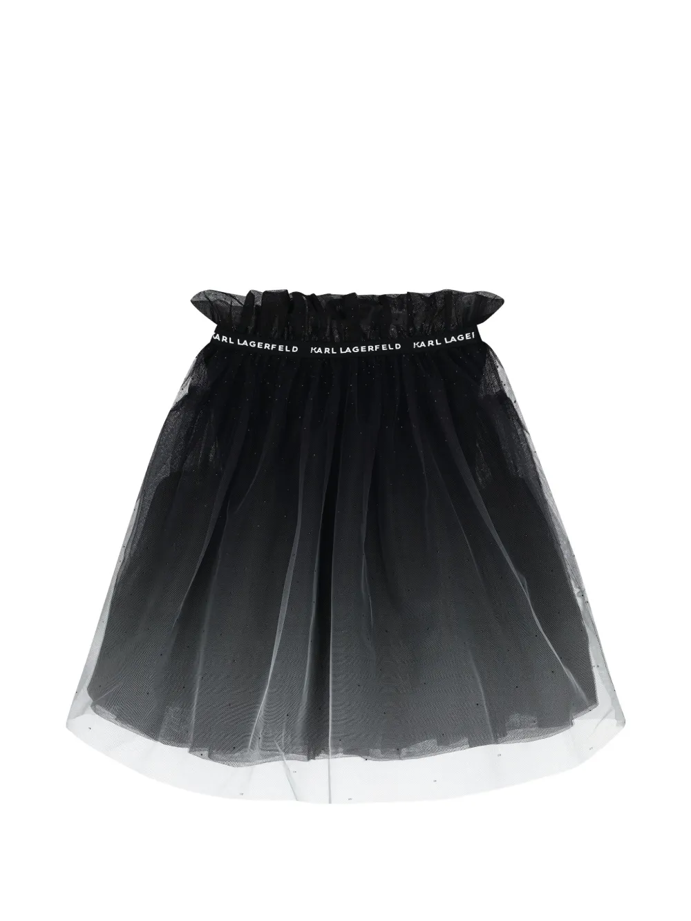 Karl Lagerfeld Kids 글리터 튤 스커트