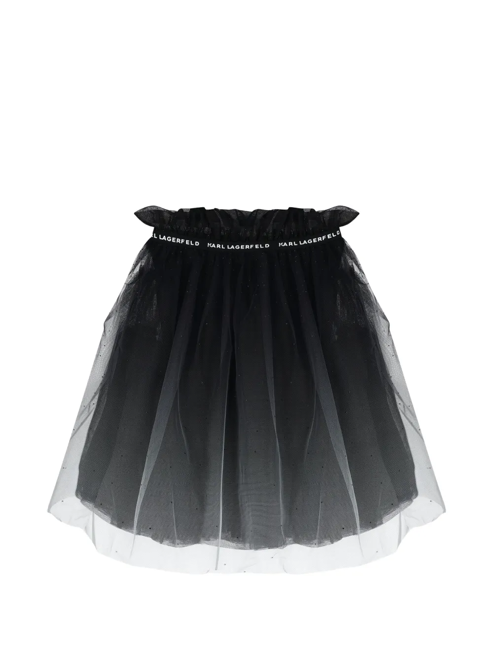 Karl Lagerfeld Kids 글리터 튤 스커트