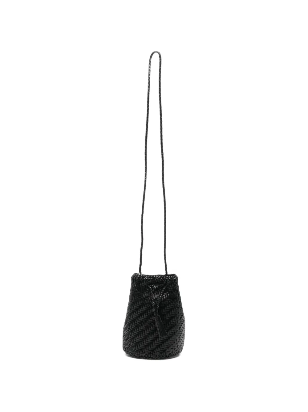 DRAGON DIFFUSION Pompom Double Jump bucket bag - Schwarz