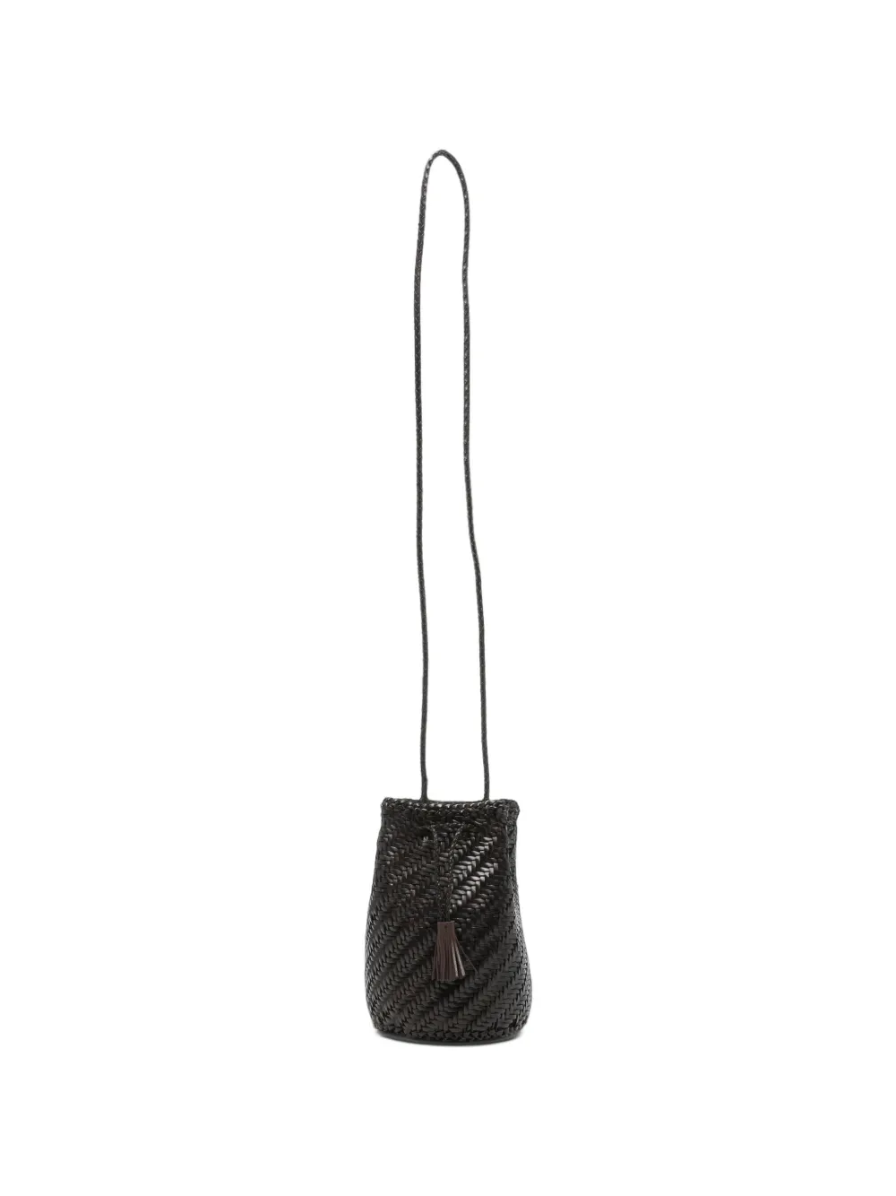 DRAGON DIFFUSION Pompom Double Jump bucket bag - Marron DRAGON DIFFUSION Pompom Double Jump bucket bag - Marron