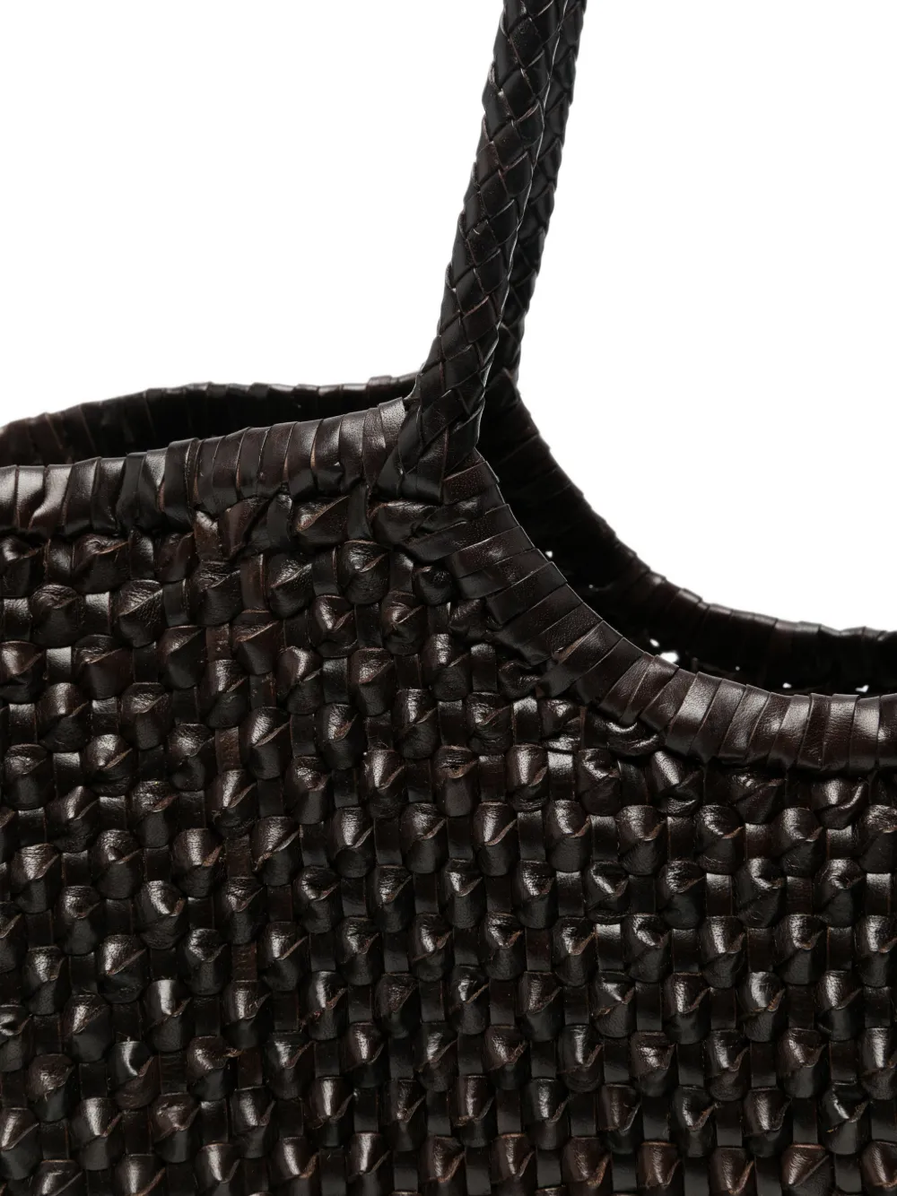 DRAGON DIFFUSION Nantucket Cactus geweven shopper Bruin