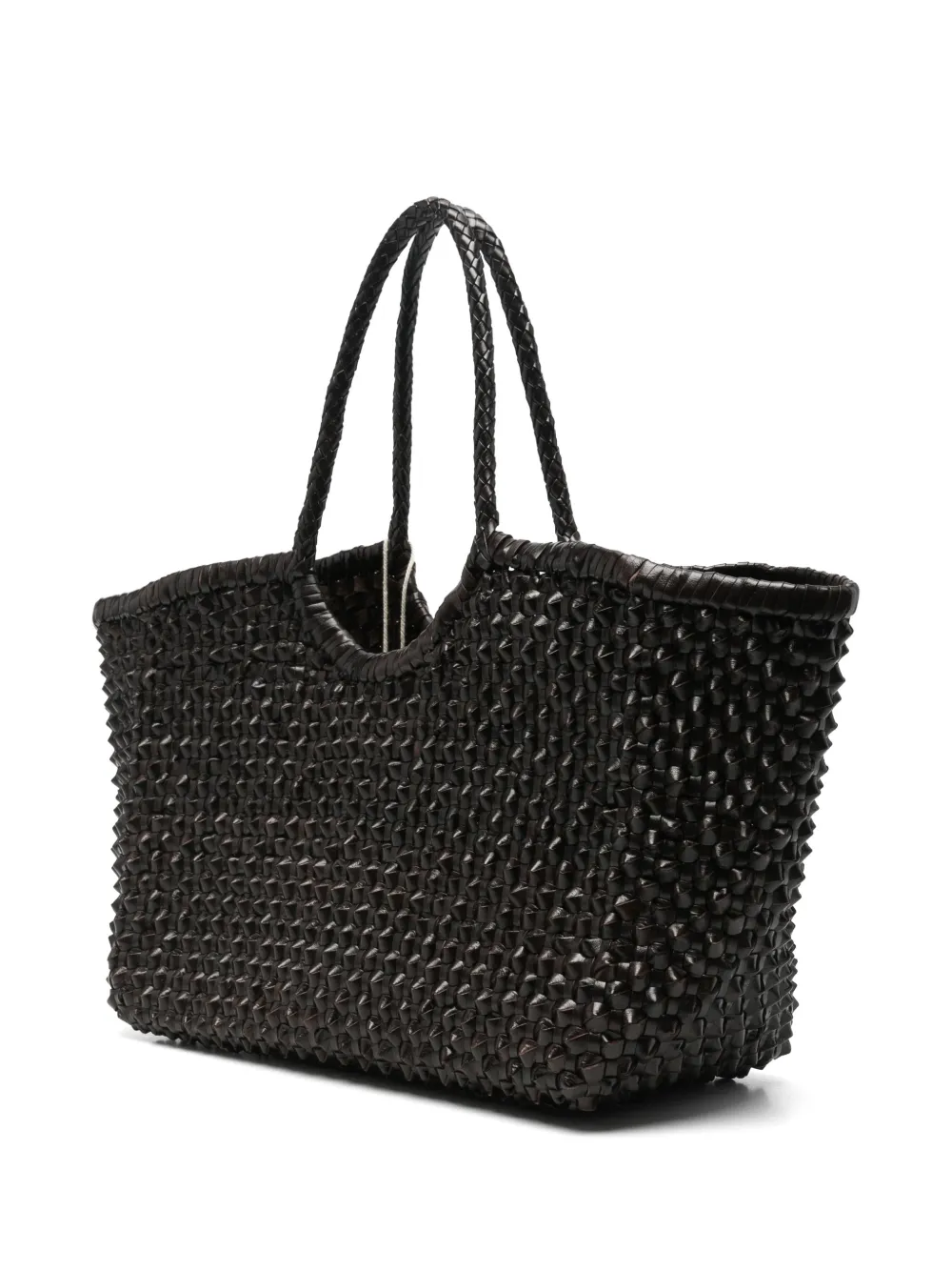 DRAGON DIFFUSION Nantucket Cactus geweven shopper Bruin