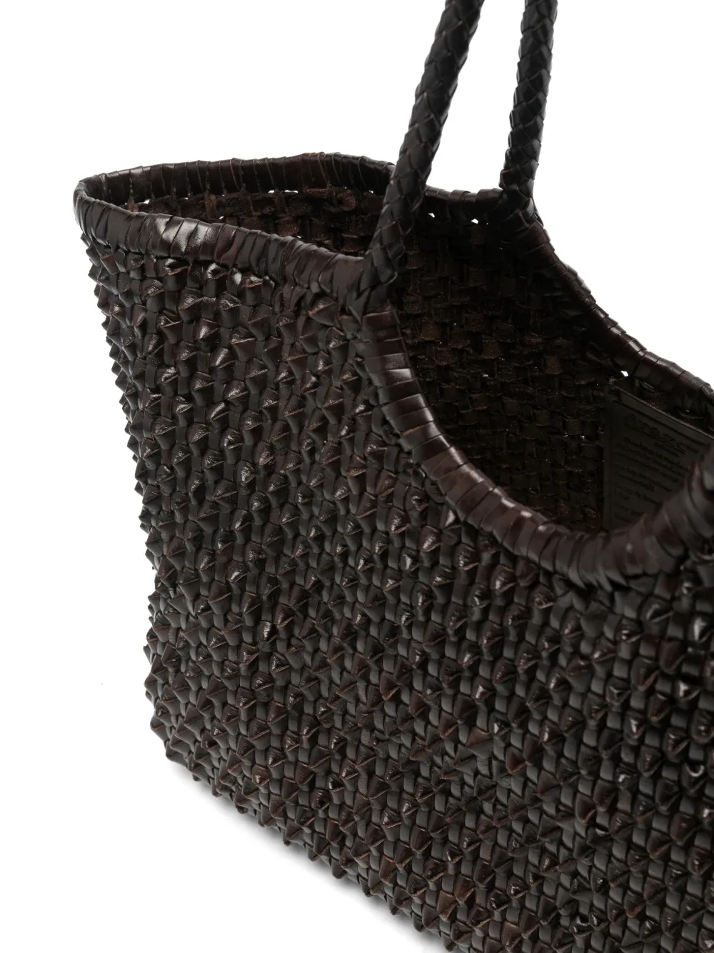 DRAGON DIFFUSION Nantucket Cactus geweven shopper Bruin